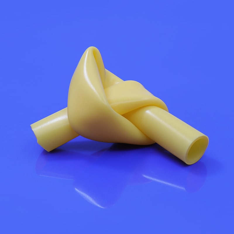 Double layer silicone tube